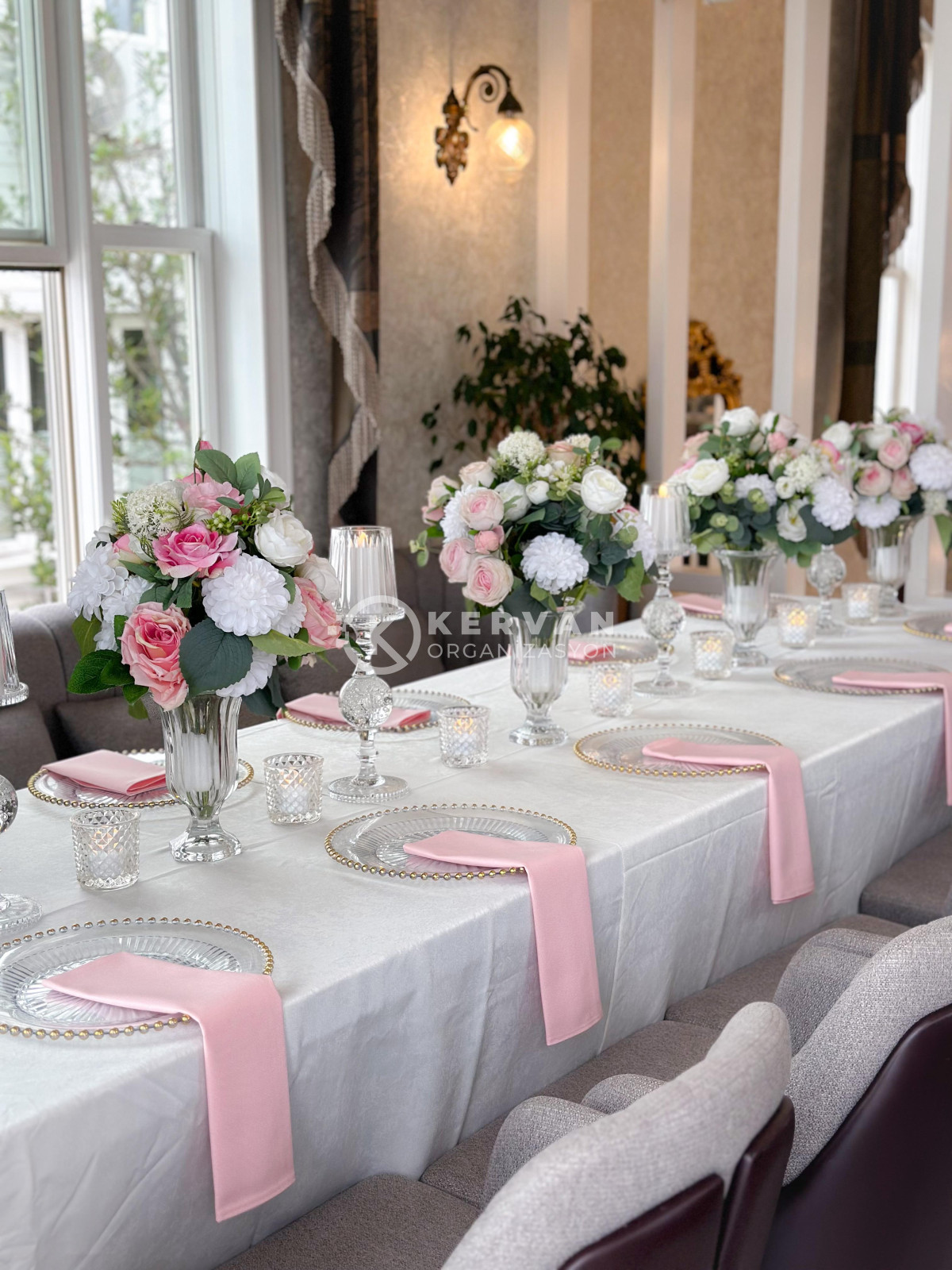 Çiçekli Nişan Süslemeleri