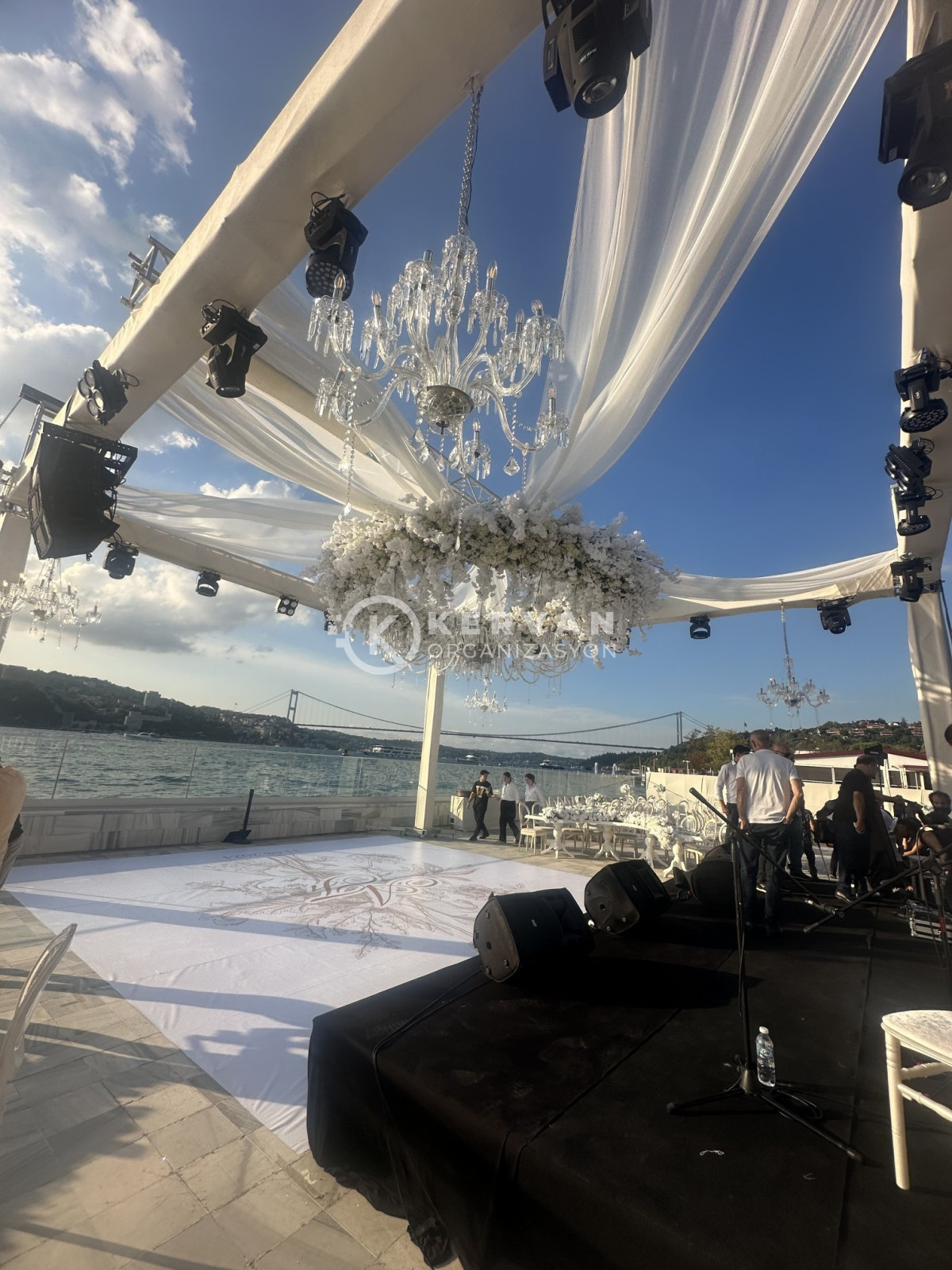 Düğün Sahne İçin Dört Bacaklı Truss