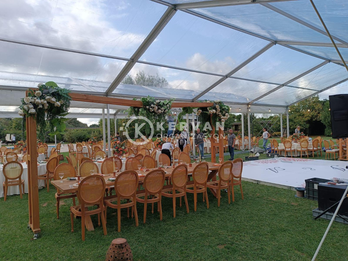 Düğün Şeffaf Çadır Kiralama