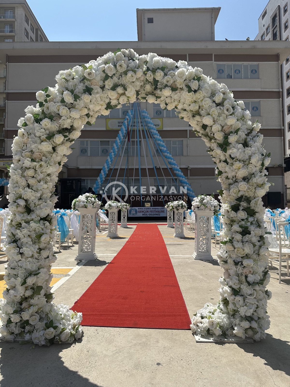 Mezuniyet Töreni Organizasyonu Alan Süsleme