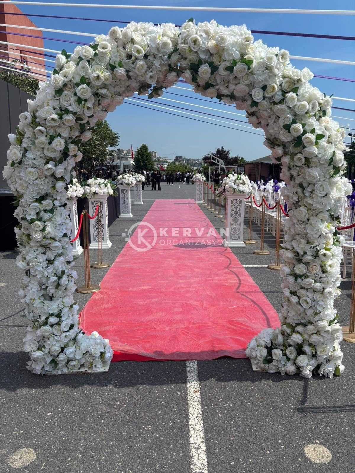 Mezuniyet Töreni Organizasyonu Geçiş Yolu Süsleme