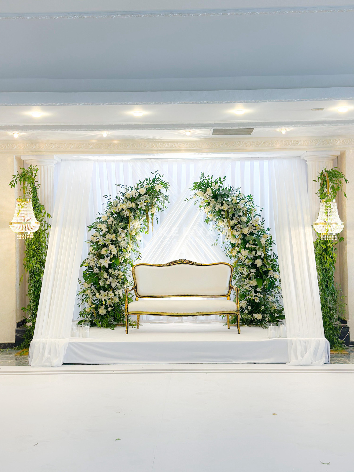 Nişan Arka Fon Süsleme