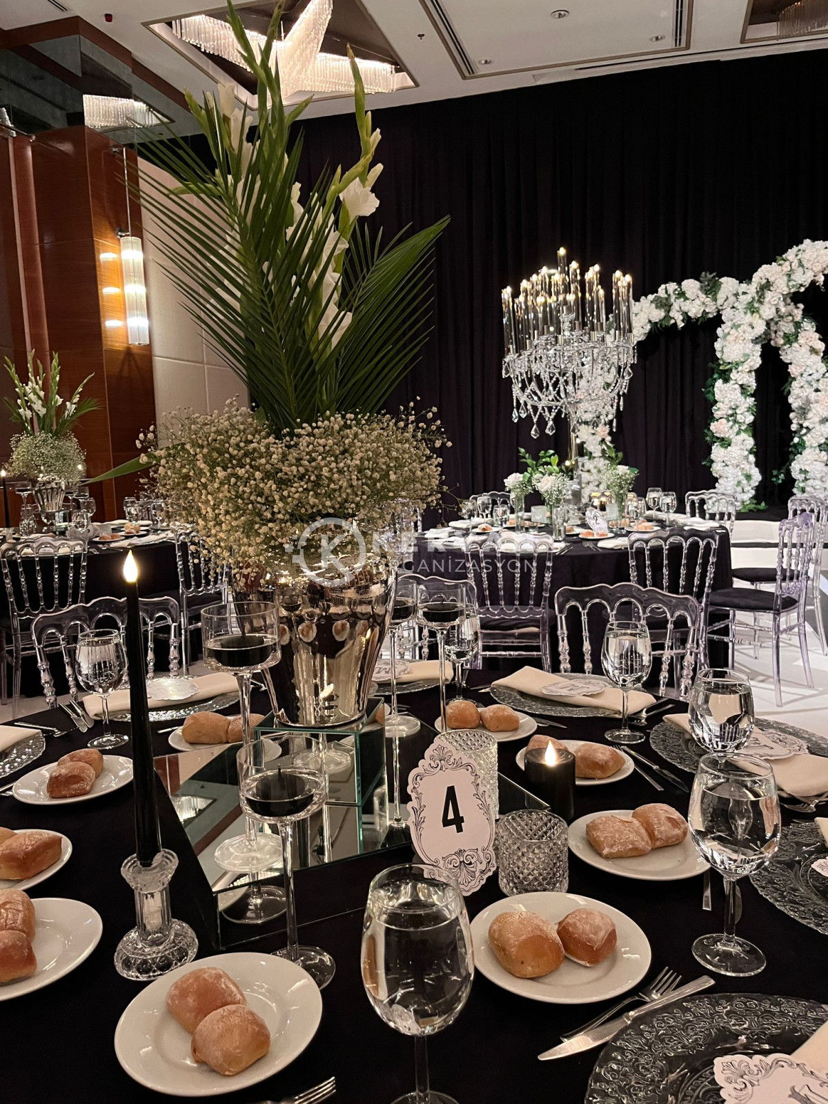 Otel Düğünü Süslemeleri