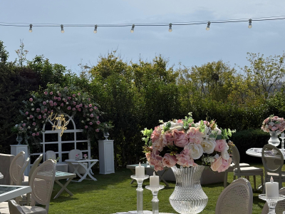 Bahçede Nişan Organizasyonu