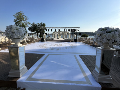 Beykoz Mecidiye Kasrı Düğün Organizasyonu Dans Pisti Dekoru