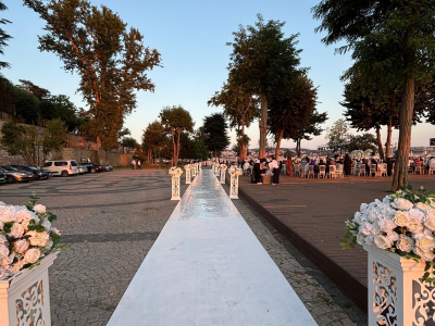 Beykoz Mecidiye Kasrı Düğün Organizasyonu Gelin Yolu