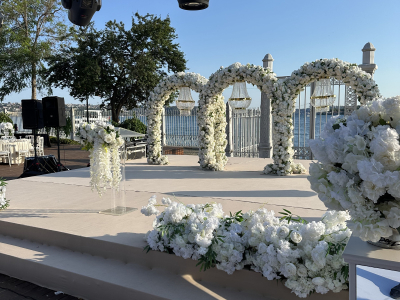 Beykoz Mecidiye Kasrı Düğün Organizasyonu Sahne Süsleme