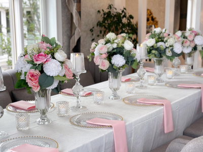 Çiçekli Nişan Süslemeleri