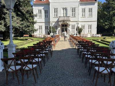 Kır düğünü organizasyonu hazırlıkları.