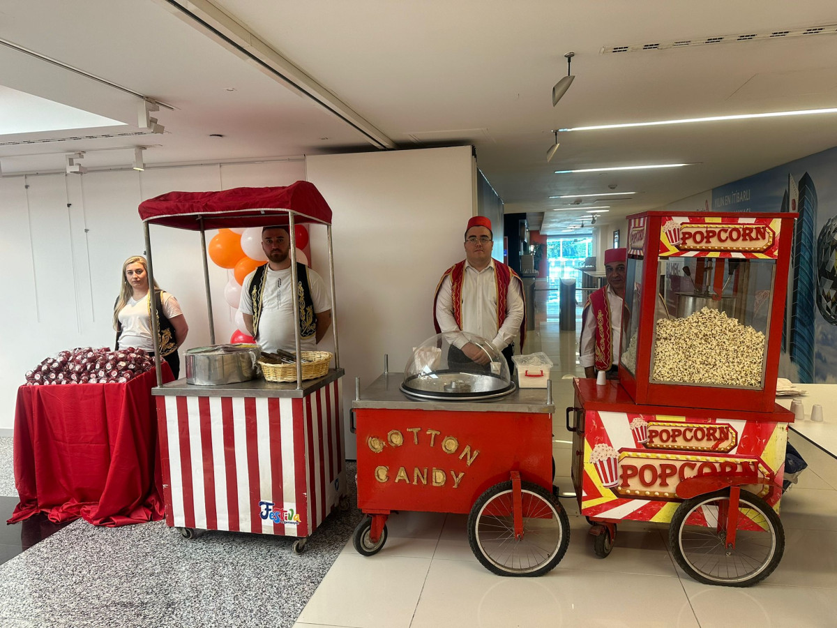 Popcorn ve Pamuk Şekeri Arabası Kiralama