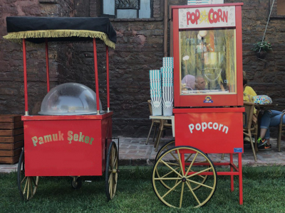 PopCorn & Patlamış Mısır Arabası ve Makinesi Kiralama