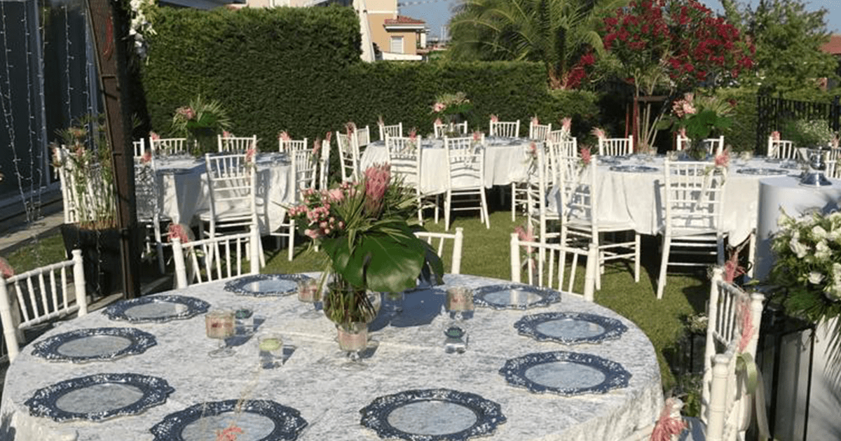 Bahçede Nişan Organizasyonu